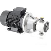 Three-phase motor with pump  New
